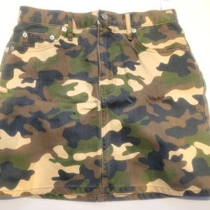 Gap camo mini skirt  With Pockets New With Tag size 27 #11